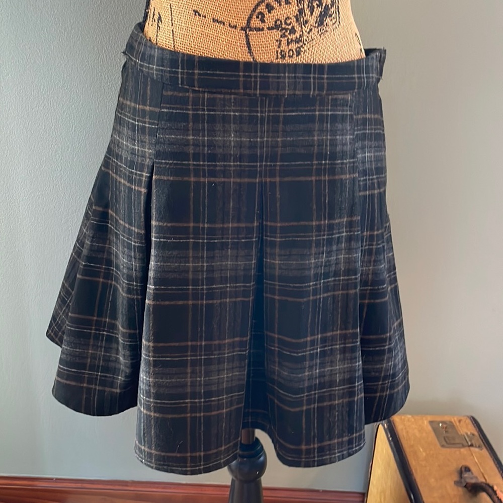 Atmosphere plaid mini skirt size 6 - please see measurements below. - Picture 1 of 12